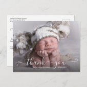 男の赤ちゃん出産のお知らせ写真はがき 案内ポストカード (正面/裏面)