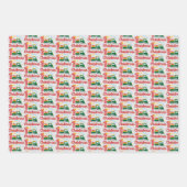 男の赤ちゃん初めてのクリスマスホリデータイル ラッピングペーパーシート (正面2)