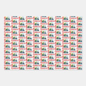 男の赤ちゃん初めてのクリスマスホリデータイル ラッピングペーパーシート (正面)