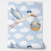 男の赤ちゃん到着子供部屋デコール 壁紙 (ほどく)