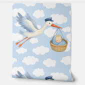 男の赤ちゃん到着子供部屋デコール 壁紙 (ほどく)