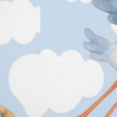 男の赤ちゃん到着子供部屋デコール 壁紙 (縫い目)