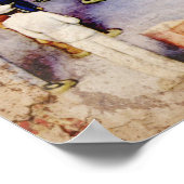 男の赤ちゃん吹の角を兵士に向ける ポスター (角)