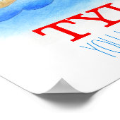 男の赤ちゃん子供部屋ライトハウス引用文ポスター ポスター (角)