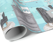 男の赤ちゃん子供部屋 ラッピングペーパー (ロールコーナー)