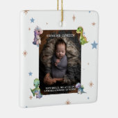 男の赤ちゃん恐竜誕生写真 セラミックオーナメント (右)