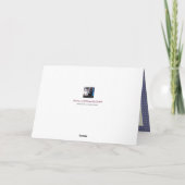 男の赤ちゃん愛国祝賀カード カード (裏面)