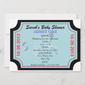 男の赤ちゃん招待状を認カスタマイズめる 招待状 (正面)