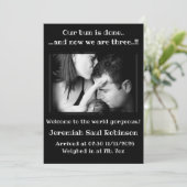 男の赤ちゃん新規到着 案内状 (スタンド正面)