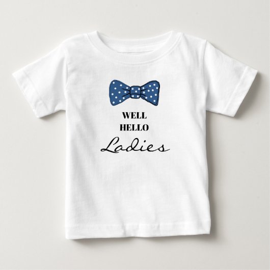 男の赤ちゃん服 – ウェルハローレディース ベビーTシャツ (正面)