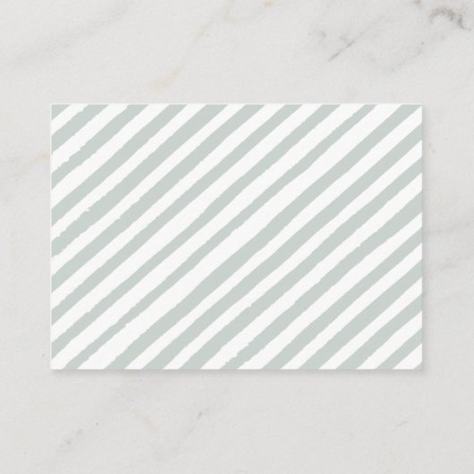 男の赤ちゃん服boho赤ちゃんシャワーエンクロージャカード エンクロージャーカード (裏面)