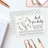 男の赤ちゃん服boho赤ちゃんシャワーエンクロージャカード エンクロージャーカード