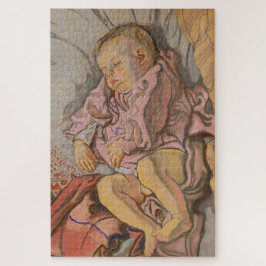 男の赤ちゃん枕で寝る ジグソーパズル