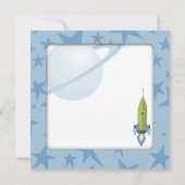 男の赤ちゃん正方形 招待状 (裏面)