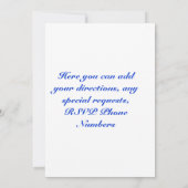 男の赤ちゃん洗礼/《キリスト教》洗礼式や命名式 招待状 (裏面)