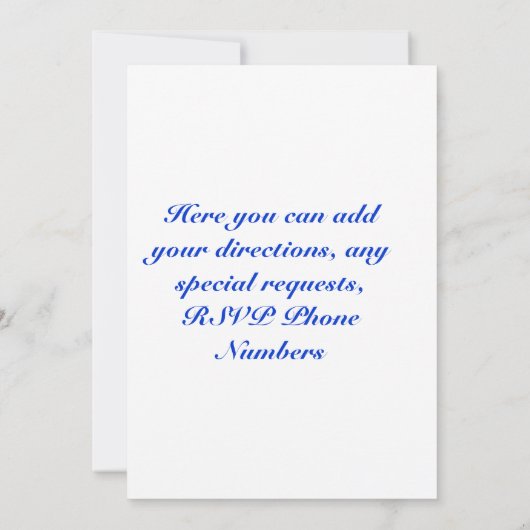 男の赤ちゃん洗礼/《キリスト教》洗礼式や命名式 招待状 (裏面)