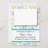 男の赤ちゃん玩具 案内状 (正面)