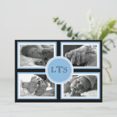 男の赤ちゃん発表 案内状 (スタンド正面)