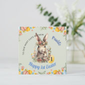 男の赤ちゃん第1イースターカード、第1イースターバニー シーズンカード (スタンド正面)