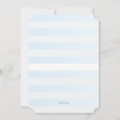 男の赤ちゃん素子シャワー招待状 招待状 (裏面)