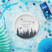 男の赤ちゃん素朴アドベンチャー ペーパープレート (パーティー)