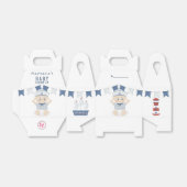 男の赤ちゃん航海のベビーシャワー フェイバーボックス (折り畳みなし)