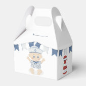 男の赤ちゃん航海のベビーシャワー フェイバーボックス (正面サイド)