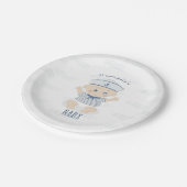 男の赤ちゃん航海のベビーシャワー ペーパープレート (アングル)