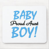 男の赤ちゃん誇りを持った叔母 マウスパッド (正面)