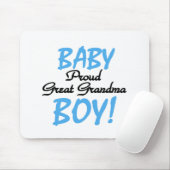 男の赤ちゃん誇りを持った素晴らしおばあ マウスパッド (マウス)