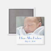 男の赤ちゃん誕生発表磁石 マグネット (正面/裏面)