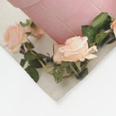 男の赤ちゃん誕生統計の発表写真 フリースブランケット (角)