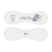 男の赤ちゃん誕生統計銀色のラトル 野球ボール (パネル)