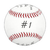 男の赤ちゃん誕生統計銀色のラトル 野球ボール (裏面)