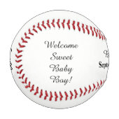 男の赤ちゃん誕生統計銀色のラトル 野球ボール (正面左)