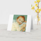 男の赤ちゃん誕生/誕生日 カード (黄色い花)
