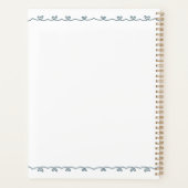 男の赤ちゃん象名前をカスタムすると誕生詳細 プランナー手帳 (裏面)