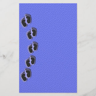 男の赤ちゃん足先文具 便箋