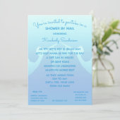 男の赤ちゃん長距離シャワーバイメールストーク 招待状 (スタンド正面)