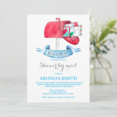 男の赤ちゃん長距離シャワーbyメール招待状 招待状 (スタンド正面)