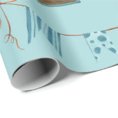男の赤ちゃん青 ラッピングペーパー (ロールコーナー)