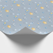 男の赤ちゃん魅力的ギフトラップ ラッピングペーパー (角)