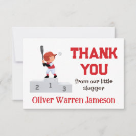 男の赤ちゃん1位打者誕生日野球 サンキューカード