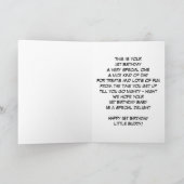 男の赤ちゃん1st誕生日 カード (内部)