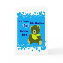 男の赤ちゃん1st誕生日