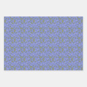 男の赤ちゃん3rdバースデーブルースクラップブック作りラッピングP ラッピングペーパーシート (正面2)