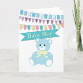 男の赤ちゃん カード (正面)