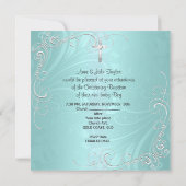 男の赤ちゃん《キリスト教》洗礼式や命名式バプティスクロプリンス 案内状 (裏面)