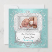 男の赤ちゃん《キリスト教》洗礼式や命名式バプティスクロプリンス 案内状 (正面)