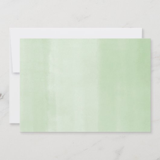 男の赤ちゃん、キリンのベビーシャワーをすすり、会って下さい 招待状 (裏面)